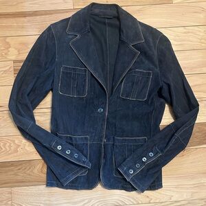 Charcoal Gray Suede jacket
